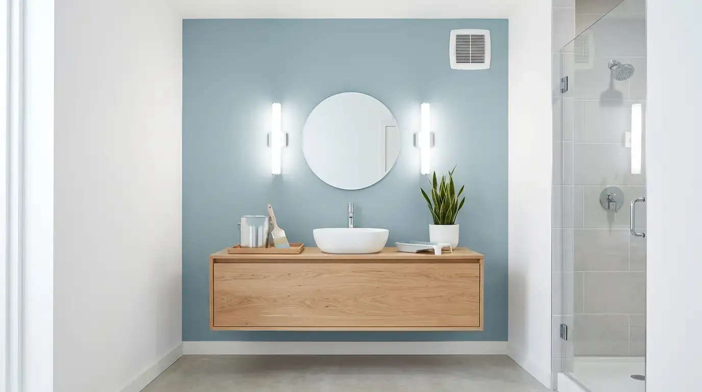 Painting a Bathroom: Moisture, Ventilation, and Product Choice